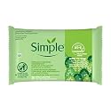 Simple Kind to Skin Facial Wipes Gentle and Effective Makeup Remover Cleansing Free from color and dye artificial perfume and harsh chemicals 25 Wipes Beauty & Personal Care Simple
