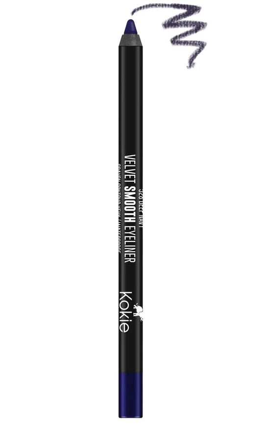 Kokie Cosmetics Waterproof Velvet Smooth Eyeliner Pencil, Deep Navy, 0.042 Ounce Beauty & Personal Care Kokie
