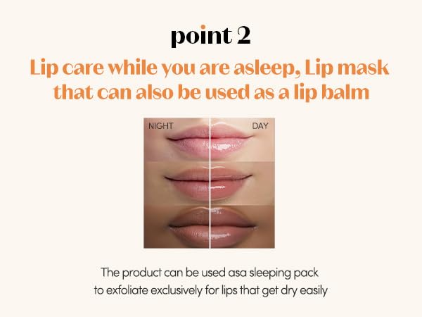 ETUDE Ginger Sugar Overnight Lip Mask 23g - Korean Lip Sleeping Mask Skin Care - Smooth and Moist Lips - Natural Ingredients Nourish & Hydrate Ginger Beauty and Personal Care ETUDE