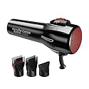 RED by Kiss Handle-Less 2200W Ceramic Tourmaline Hair Dryer, 3 Heat Settings, Pro Blow Dryer with Comb Attachment, Ionic for Frizz-Free Shine Beauty & Personal Care Red by Kiss