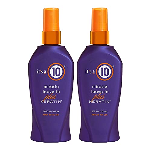 It's a 10 Haircare Miracle Leave-In Plus Keratin Spray, 10 fl. oz (Pack of 2) Beauty & Personal Care It's a 10 Haircare