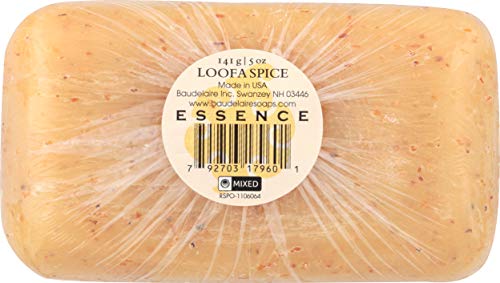 Baudelaire, Soap Bar Loofah Spice, 5 Ounce Beauty & Personal Care Baudelaire