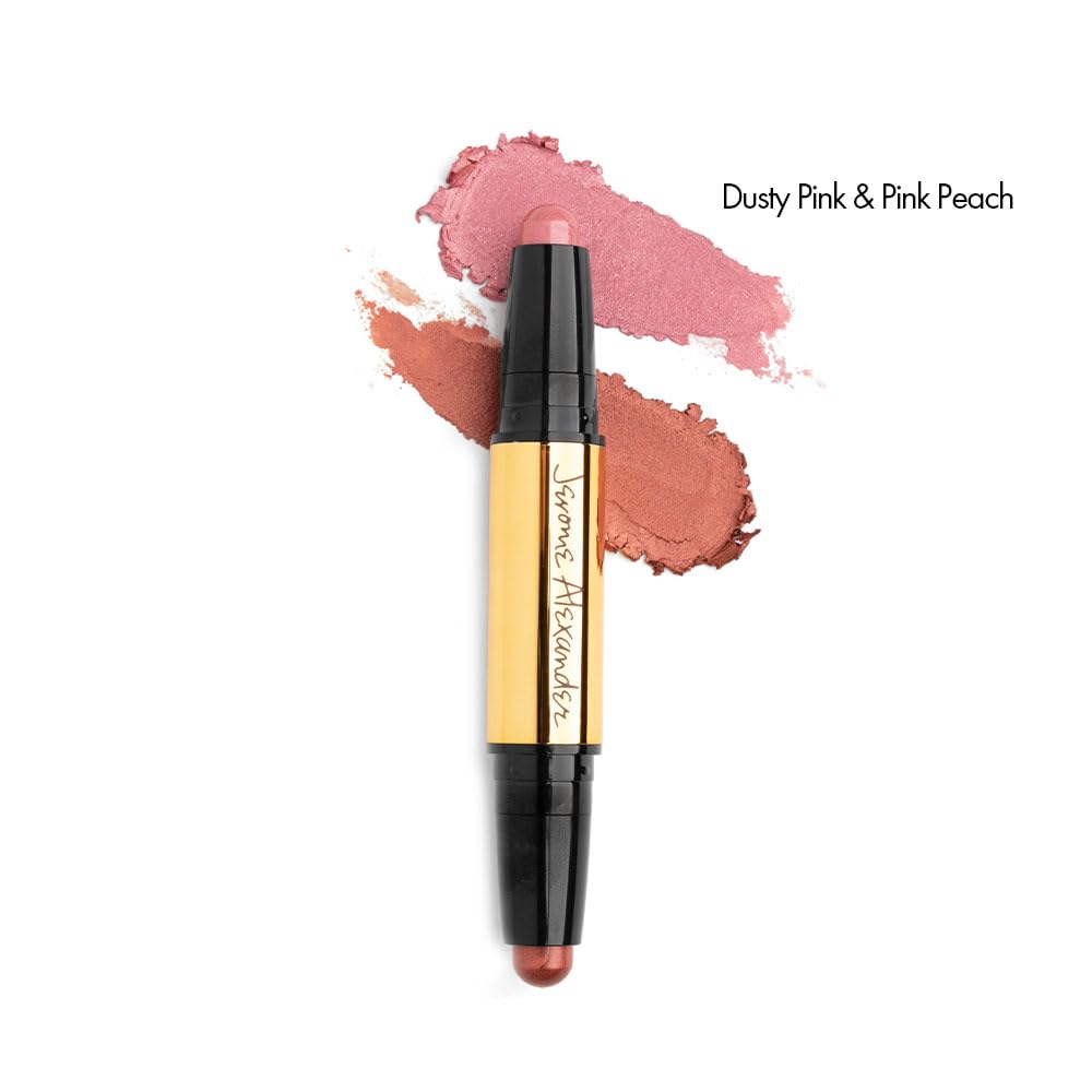 Jerome Alexander - JA Basics Dual-Ended Eyeshadow Stick (Pink Peach/Dusty Pink) Beauty & Personal Care Jerome Alexander