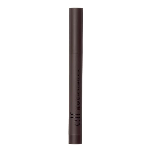 e.l.f. No Budge Matte Shadow Stick, One-Swipe Cream Eyeshadow Stick, Long-Wear & Crease Resistant, Matte Finish, Vegan & Cruelty-Free, Cool Beans Beauty & Personal Care e.l.f.