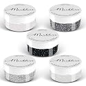 MARBLERS Cosmetic Grade Fine Glitter 5-Pack [Mono Beauty] 0.90oz (25g) | Non-Toxic | Vegan | Cruelty-Free | Eyeshadow, Nail Polish, Nail Art | Beauty & Personal Care MARBLERS