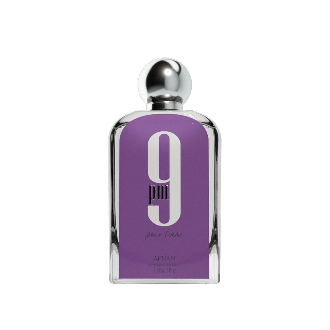 Afnan 9 PM Pour Femme Eau De Parfum, 3.4 Fl. Oz Beauty & Personal Care Afnan