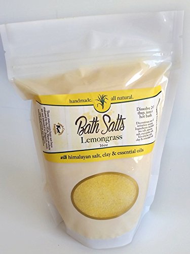 Lemongrass - Bath Salts 16oz Beauty and Personal Care Amish Country
