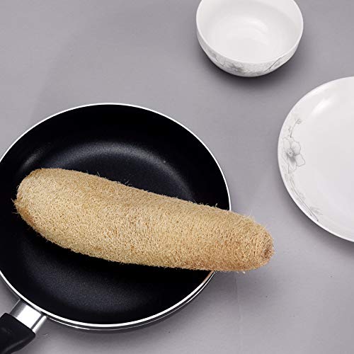 Natural loofah Skin Brush Dish Beauty and Personal Care IWEOOKJM