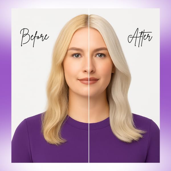 GiQir Beauty Purple Shampoo and Hair Mask Set, No More Yellow Hair Tone, Anti-Fading, 16.9 fl oz, 500mL, PH5.05.2 Beauty & Personal Care GiQir Beauty