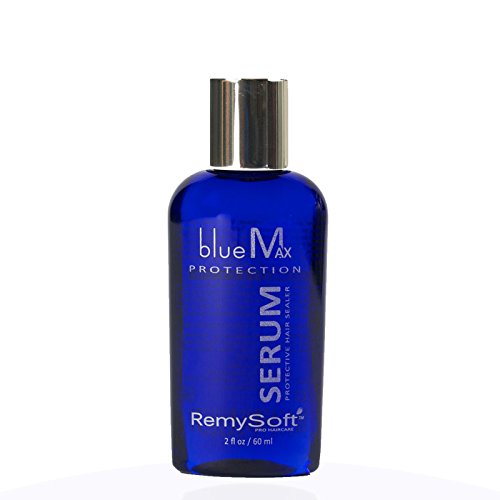 RemySoft blueMax Daily Refresher & Protective Silicone Serum Set - Safe for Hair Extensions, Weaves and Wigs - Salon Formula Leave-in Conditioner &