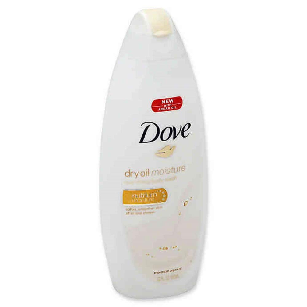 Dove Body Wash 22 Ounce Dry Oil Moisture (650ml) (3 Pack) Beauty & Personal Care Dove