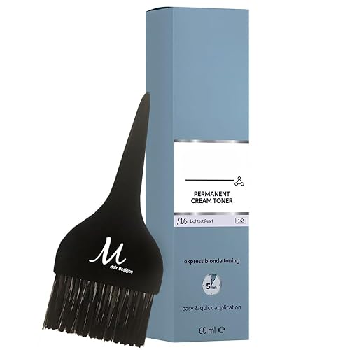 BlondorPlex Lightest Pearl /16 Cream Toner 2 Ounce with Tint Brush Beauty & Personal Care M Hair Designs