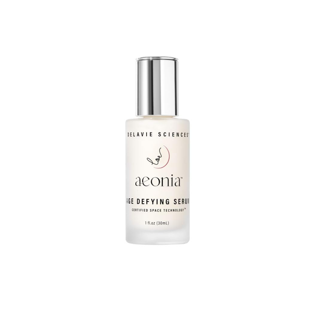 Aeonia Age-Defying Serum - Certified Space Technology Skincare, Age-Defying Face Serum with Bacillus Lysate, Resveratrol - Hydrates, Firms, Smooths Beauty & Personal Care Delavie Sciences