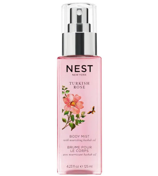 NEST New York Turkish Rose Perfume Oil Body Mist, 4.2 Fl Oz (Pack of 1), Clear Beauty & Personal Care NEST New York