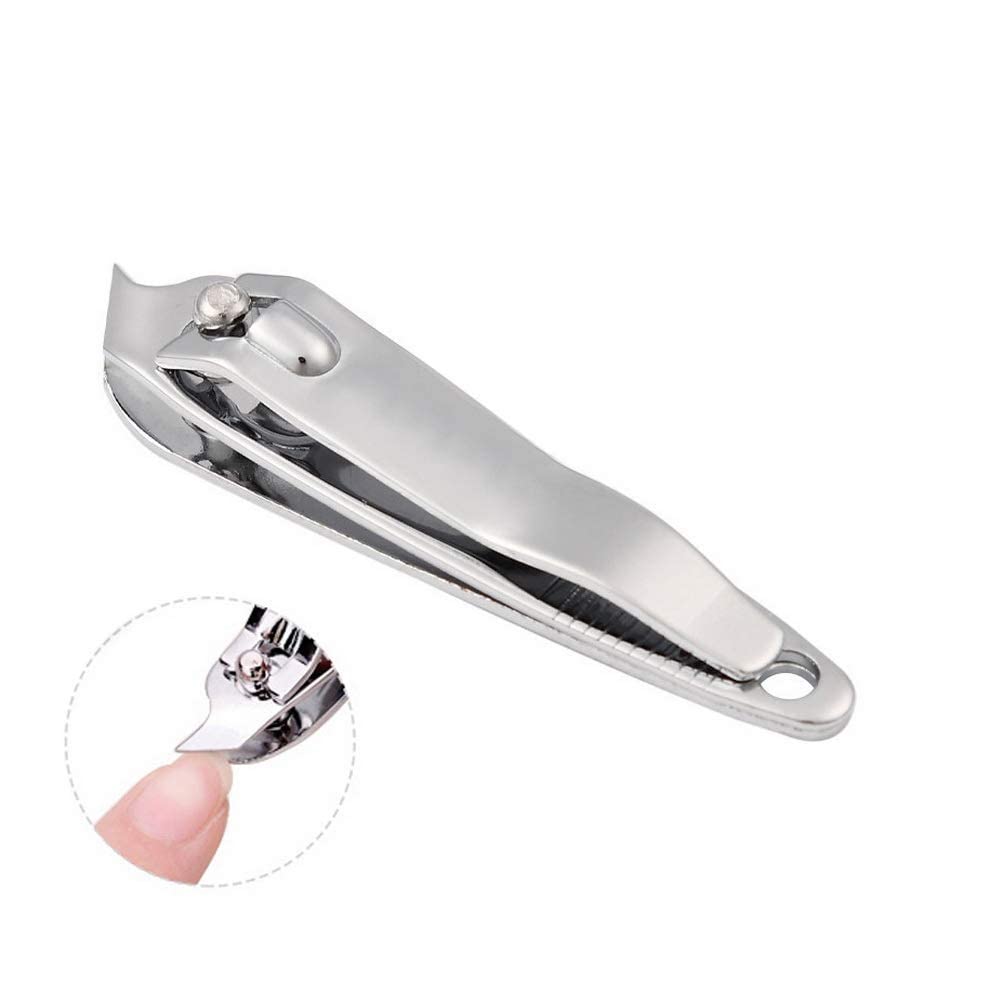 DNHCLL 2 PCS Metal Slanted Edge Nail Cutting Clippers Pedicure Manicure Tool Slanted Tip Cuticle Nail Clipper Cutter Nail Clipper Cutter Pedicure Beauty & Personal Care DNHCLL