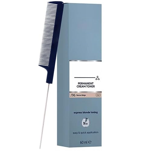BlondorPlex Sienna Beige /96 Cream Toner 2 Ounce with Pin Tail Comb Beauty & Personal Care M Hair Designs