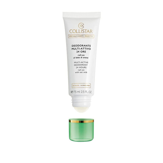 Collistar Perfect Body Deodorant 24h Roll-on 75 ml whit Oak Milk 75 ml, 2.5 Fl Oz, made in italy [italian import] Beauty and Personal Care Collistar