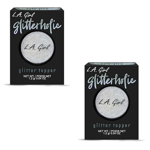 Pack of 2 L.A. Girl Glitterholic Glitter Topper, Holo-Glam GGP451 Beauty & Personal Care L.A. Girl