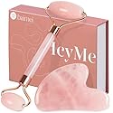 BAIMEI IcyMe Jade Roller & Gua Sha, Face Roller Redness Reducing Skin Care Tools, Self Care for Men Women, Massager for Face, Eyes, Neck, Relieve Fine Beauty & Personal Care BAIMEI