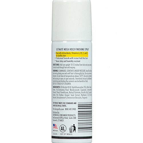 Salon Grafix Mega Hold Freezing Hair Spray, 1.5 oz (Pack of 2) Beauty & Personal Care Salon Grafix