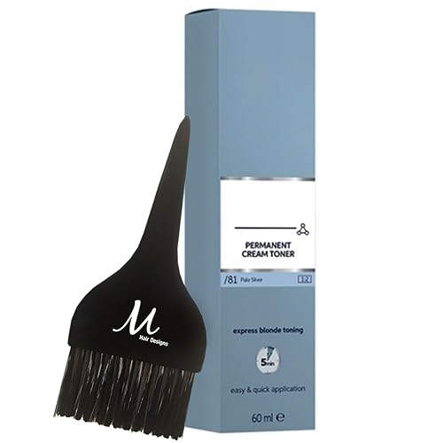 BlondorPlex Pale Silver /81 Cream Toner 2 Ounce with Tint Brush Beauty & Personal Care M Hair Designs