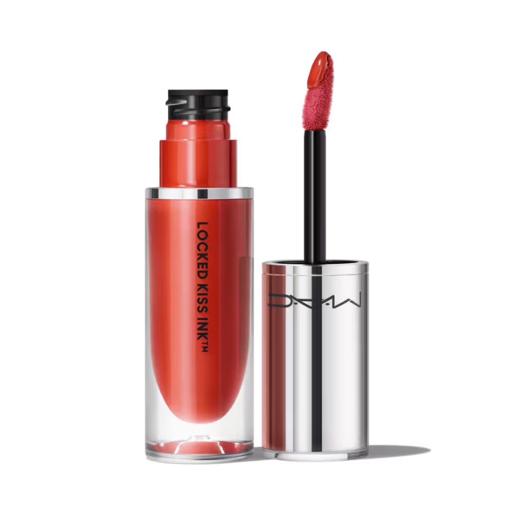 MAC Locked Kiss Ink 24HR Lipcolour Lipstick - 92 Brazen (Terracotta) - .14 fl oz / 4 mL Beauty and Personal Care MAC