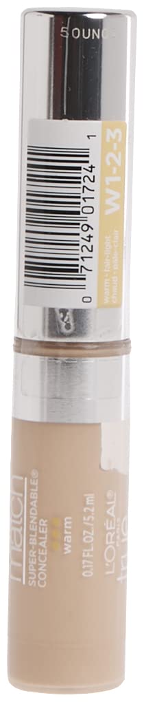 L’Oreal ParisTrue Match Concealer Warm #W1-2-3 Fair/Light Beauty & Personal Care L'Oreal Paris