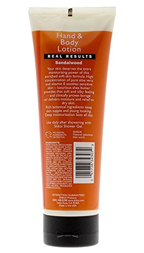 ShiKai Sandalwood Hand & Body Lotion (8oz, Pack of 3) | Daily Moisturizing Skincare for Dry and Cracked Hands | With Aloe Vera & Vitamin E Beauty & Personal Care ShiKai