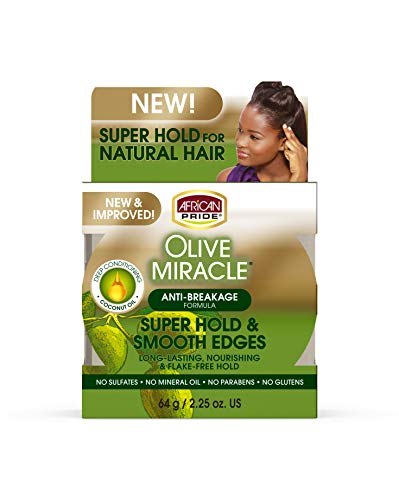 African Pride Olive Miracle Silky Smooth Edges 2.25 Ounce (66ml) (2 Pack) Beauty & Personal Care African Pride