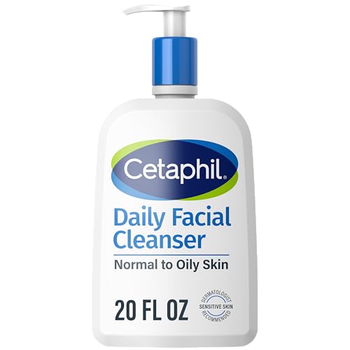 Cetaphil Face Wash, Daily Facial Cleanser for Sensitive, Combination to Oily Skin, 20 oz, Gentle Foaming, Soap Free, Hypoallergenic Beauty & Personal Care Cetaphil