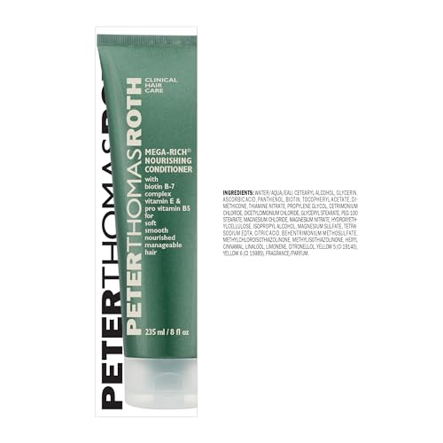 Peter Thomas Roth | Mega-Rich™ Nourishing Conditioner, Biotin B-7 Complex Conditioner for Softer, Smoother, Healthier-Looking Hair, 8.5 Fl Oz Beauty & Personal Care Peter Thomas Roth