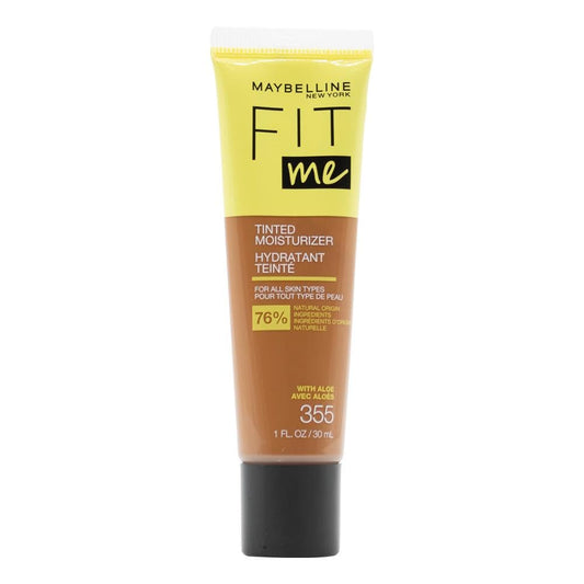 Maybelline Fit Me Tinted Moisturizer, Natural Coverage, Face Makeup, 355, 1 Count