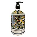 Deruta Perugia Italian Lemon Verbena Hand Soap - Perfect Kitchen Decor Soap - Organic Liquid Hand Soap with Italian Soap Dispenser - Bathroom or Beauty & Personal Care Deruta