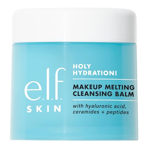 e.l.f. SKIN Holy Hydration! Makeup Melting Cleansing Balm, Face Cleanser & Makeup Remover, Infused with Hyaluronic Acid to Hydrate Skin Beauty & Personal Care e.l.f.