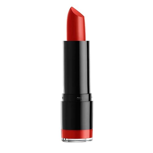 NYX PROFESSIONAL MAKEUP Extra Creamy Round Lipstick - Snow White (Deep Blue-Toned Red) Beauty & Personal Care NYX PROFESSIONAL MAKEUP