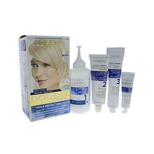 L'Oreal Paris Excellence To-Go 10-Minute Creme Colorant, Extra Light Ash Blonde (Pack of 3) Beauty & Personal Care L'Oreal Paris