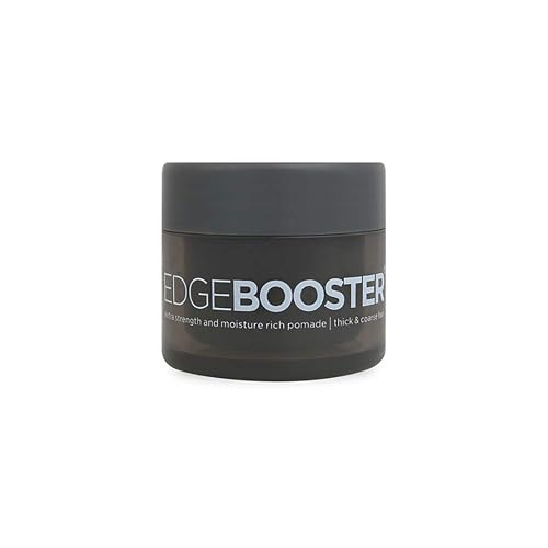 Style Factor Edge Booster Extra Strength and Moisture Rich Pomade 0.85oz Mini Travel Size (0.85oz, Pack of 1, Hematite) Beauty & Personal Care Style Factor