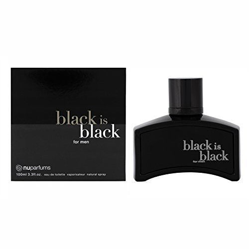 Nuparfums Black is Black for Men, 3.4 Ounce edt sprau (Pack of 2) Beauty & Personal Care S&K Products