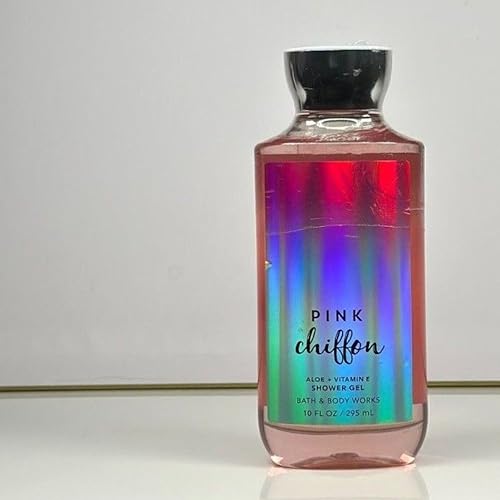 Bath & Body Works Shower Gel, Gift Set of 2, 10oz Each (Pink Chiffon) Beauty & Personal Care Bath & Body Works