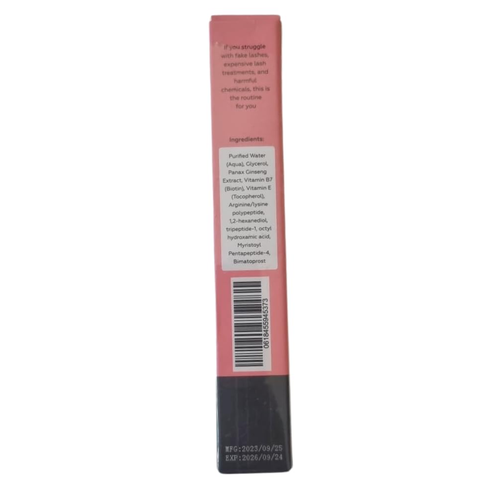 Luxe Cosmetics Eyelash Serum (3mL) Eyelash Growth Serum for Thicker, Longer & Fuller Lashes - Premium Lash Growth, Volume Lashes - Visible Results Beauty & Personal Care LUXÉ