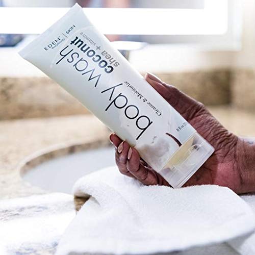 EDEN BodyWorks Coconut Shea Body Wash | 8 oz | Gently Cleanse, Heal & Moisturize Skin - Fresh Scent Beauty & Personal Care EDEN BodyWorks