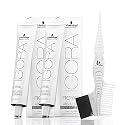 Igora Royal Absolutes SilverWhite Tonal Refiner GREY LILAC 60 ml each and M Hair Designs Tint Brush Comb (Bundle 3 items) Beauty & Personal Care M Hair Designs