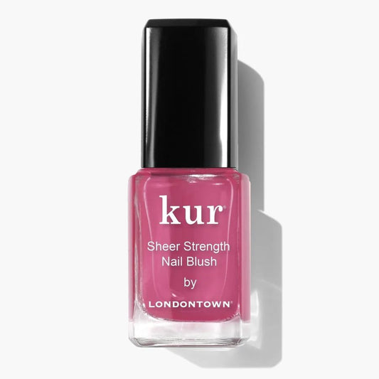 LONDONTOWN Sheer Strength Nail Blush - 2-in-1 Tinted Nail Hardener and glow booster Strengthening Treatment With Jelly Finish, Hibiscus, 0.40fl oz Beauty and Personal Care LONDONTOWN Default Title