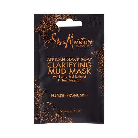 SheaMoisture African Black Soap Clarifying Mud Mask (Pack of 4) Beauty & Personal Care SheaMoisture
