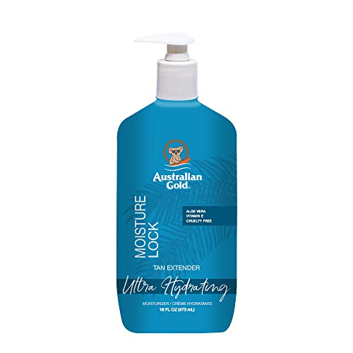 Australian Gold Moisturer Lock Tan Extender Lotion, Enriched with Vitamin E, Aloe Vera, 16 Fl Oz Beauty & Personal Care Australian Gold