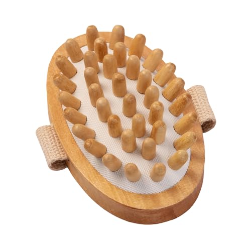 Eco Bath London Cellulite Hand Brush - Cellulite Treatment Brush, Effective Cellulite Remover and Massager for Smooth, Toned Skin, Natural Wooden Beauty and Personal Care Eco Bath London