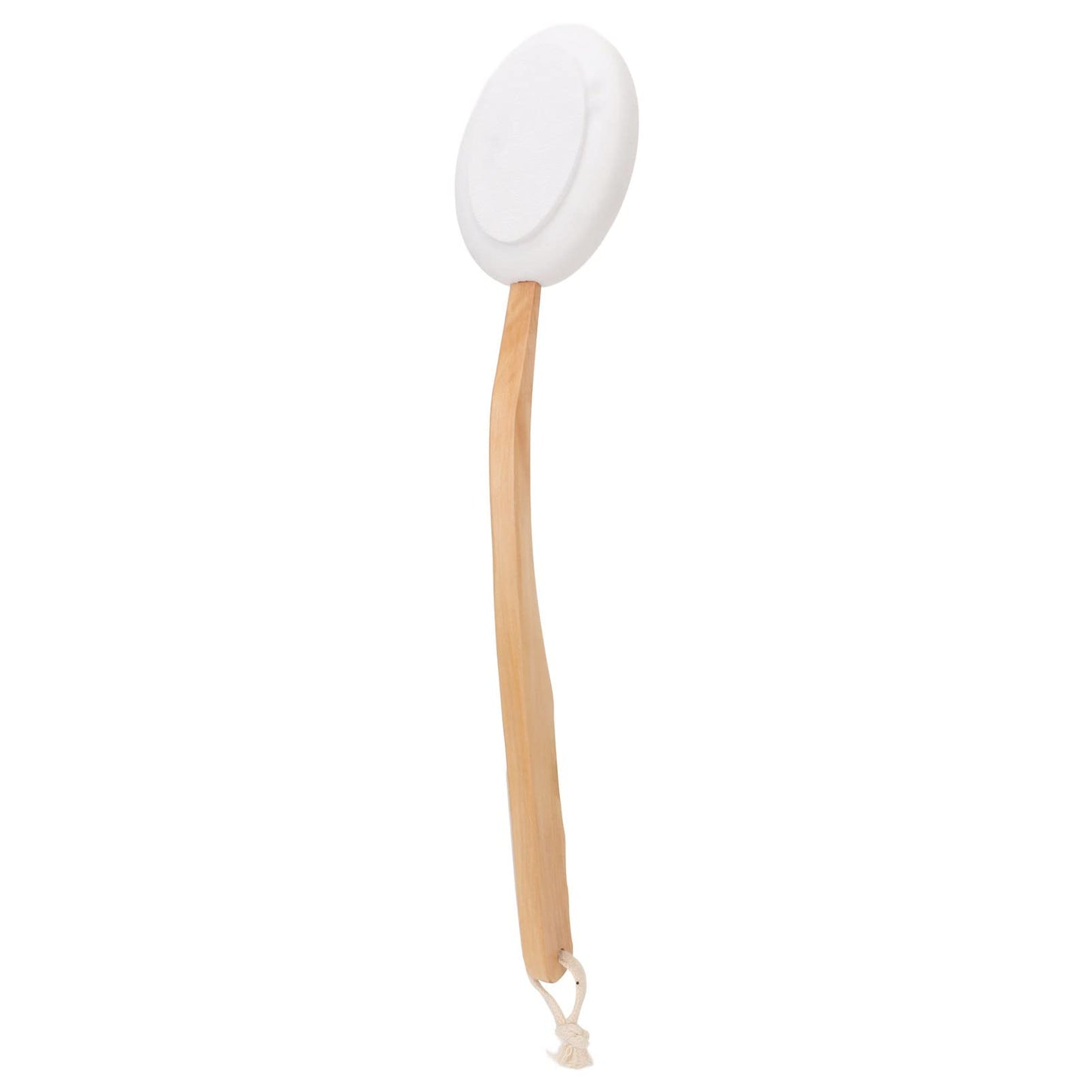 Back Lotion Applicator Long Handle Shower Brush with 6 EVA Replacement Heads, Exfoliating Body Scrubber for Hard to Areas, Non Slip Wooden Grip Beauty and Personal Care Haofy