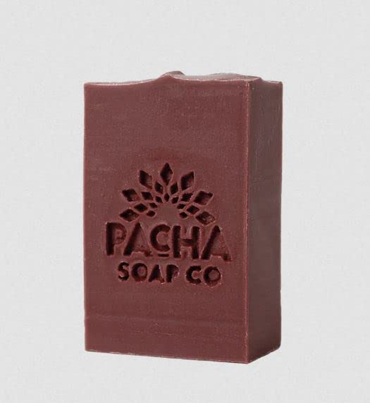 Pacha Soap Spiced Pomegranate Bar Soap 4Oz, 4 OZ Beauty & Personal Care Pacha Soap Co