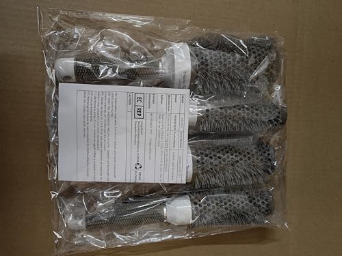 PERFEHAIR Round Thermal Brush Set, Professional Nano Ceramic & Ionic Barrel Hair Styling Blow Drying Curling Brush, 5 Different Sizes Beauty & Personal Care PERFEHAIR