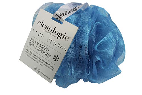 Clean Logic Silky Mesh Bath & Shower Sponge Beauty & Personal Care Cleanlogic